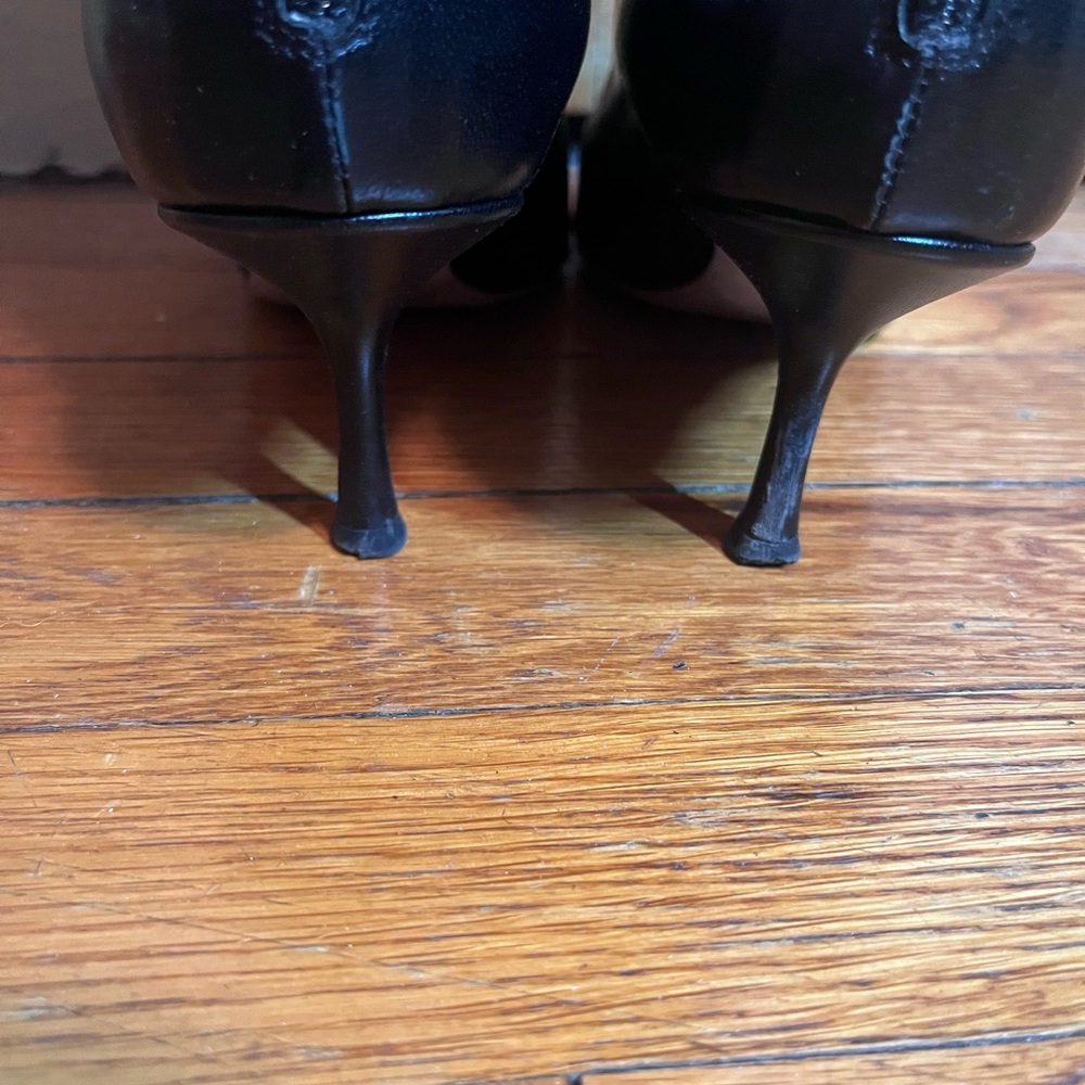 Jimmy Choo Black Heeled Boots - Picture 3 of 9